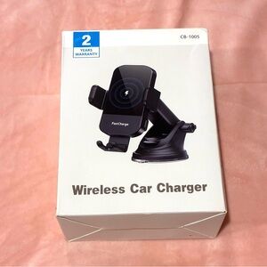 Black WIRELESS CAR CHARGER - Fast Charging - Premium Quality
